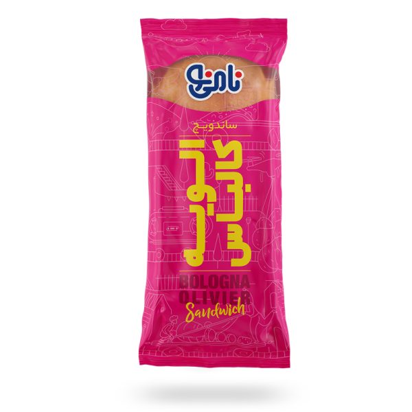 ساندویچ چاباتا الویه کالباس